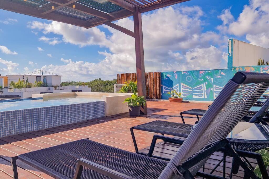 Eco-Friendly And Modern Loft 4 By Noox Apartman Tulum Kültér fotó